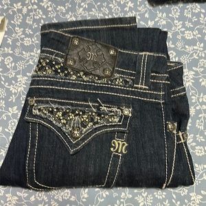 Miss me jeans with rhinestones
